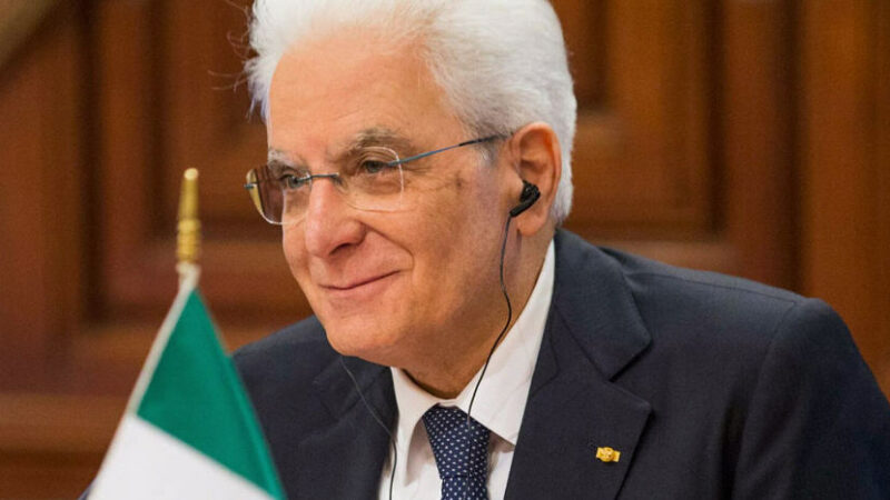 Il Presidente Mattarella e il suo omologo tedesco,Steinmeier, a Piazza Armerina