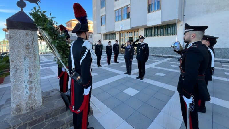 Commemorazione dei caduti dei carabinieri a Enna