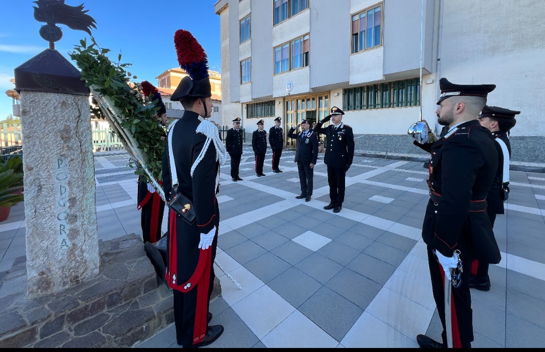 Commemorazione dei caduti dei carabinieri a Enna