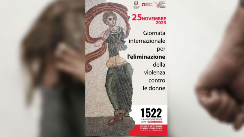 Giornata internazionale per l’eliminazione della violenza contro le donne: la Prefettura di Enna sceglie il mosaico del ratto delle sabine 0 (0)