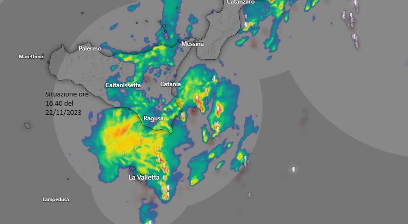 Allerta Meteo arancione per la Sicilia orientale e centrale