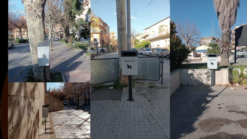 Piazza Armerina – Nuovi raccoglitori per deiezioni canine: un passo verso una città ancora più pulita