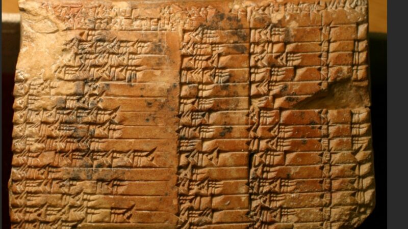 Una tavoletta Babilonese di 3700 Anni potrebbe cambiare la storia della trigonometria