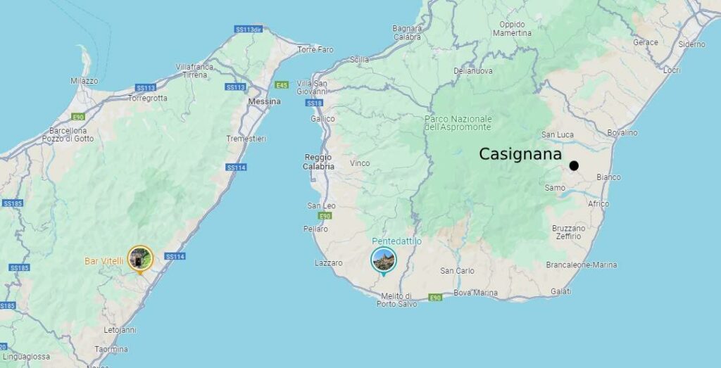mappa casignana