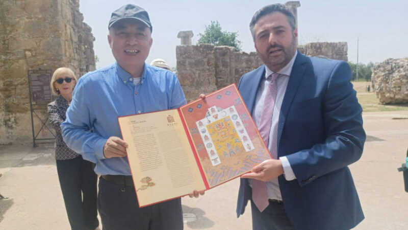 Piazza Armerina – La delegazione cinese del Palace Museum di Pechino visita la Villa Romana del Casale