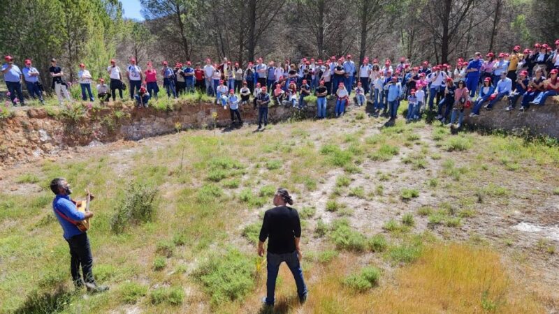 I lavoratori della società S. Agata FS in visita al Parco Minerario di Grottacalda Floristella