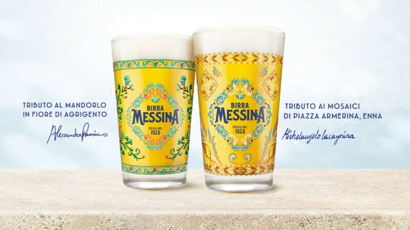 Birra Messina celebra l’arte siciliana con nuovi bicchieri: uno dedicato alla Villa Romana di Piazza Armerina