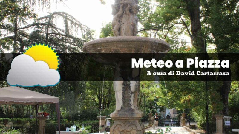 Previsioni Meteo per Piazza Armerina: da lunedì 17 a sabato 22 Giugno 2024