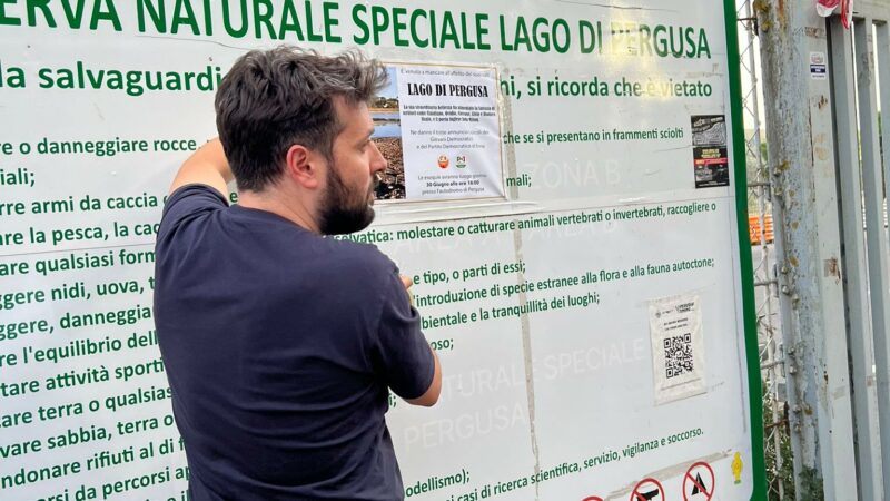 Grande mobilitazione a Pergusa per il funerale simbolico del lago