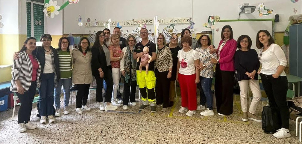 Formazione sulla disostruzione pediatrica tra Villarosa ed Enna. Gli infermieri Pastro e Di Maggio spiegano le manovre di soccorso