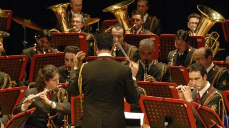 Domenica concerto della Banda Musicale del Corpo Nazionale dei Vigili del Fuoco a Piazza Armerina
