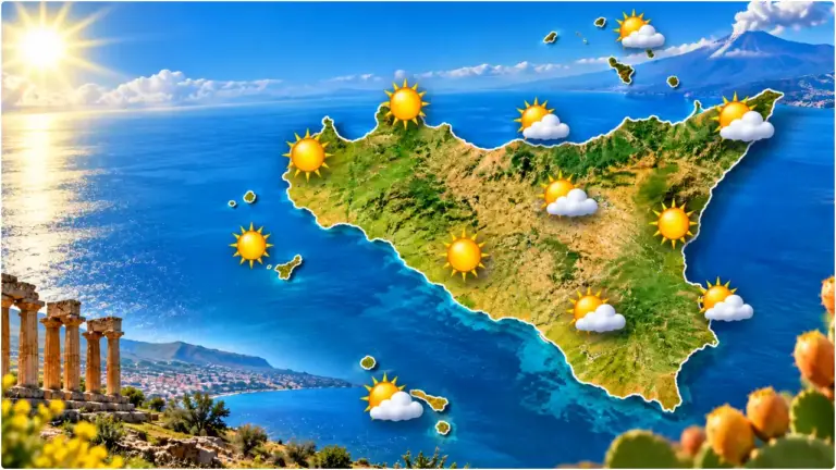 Meteo Sicilia: resiste il caldo estivo ma arrivano i primi temporali