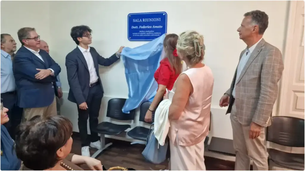 L’ASP dedica la sala riunioni della sede centrale al Dottor Federico Amato