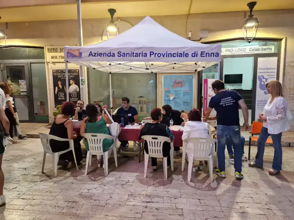 Prevenzione, ASP di Enna con il Circolo Baronessa Statella insieme tra la gente di Catenanuova