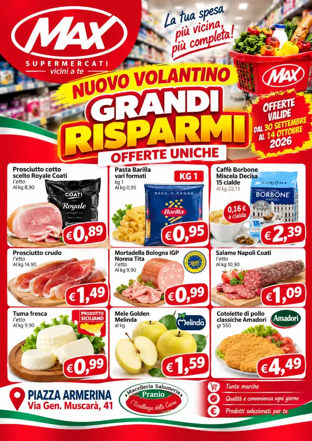 Supermercati MAX - Pranio