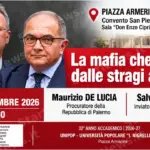 Piazza Armerina – Incontro organizzato dall’UPTL: l’evoluzione di cosa nostra.  Ospiti Maurizio De Lucia e Salvo Palazzolo