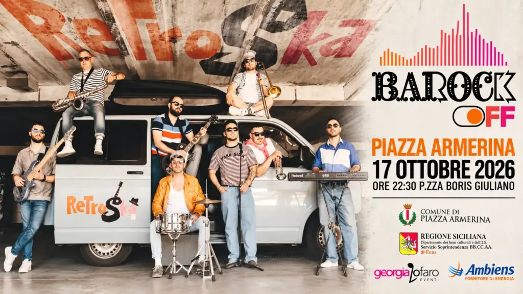 Poster vintage RetroSka a Piazza Armerina